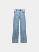 High-Waisted Flared Jeans