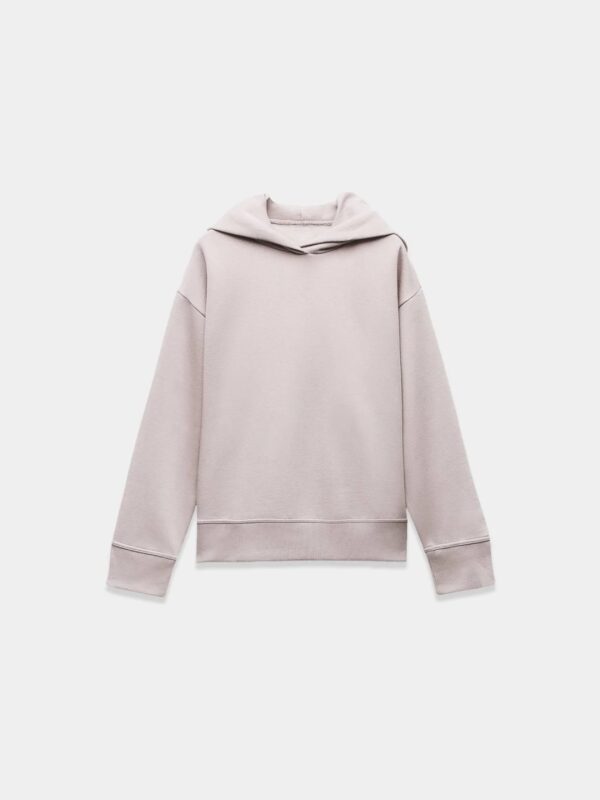 White hooded sweatshirt